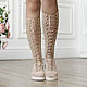 Botas de verano ' Daniela'. High Boots. KnittedBoots. My Livemaster. Фото №4