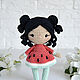 Заказать Мастер-класс схема крючком Арбузная куколка. Lucy-rose-crochet-. Ярмарка Мастеров. . Схемы вязания Фото №3