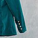 Women's long Atlantis jacket, velvet cotton. Suit Jackets. EverSpring. Dresses and coats.. My Livemaster. Фото №5
