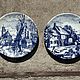 Винтаж: Тарелка настенная винтажная: Delft лот 2 шт, Тарелки винтажные, Минск,  Фото №1