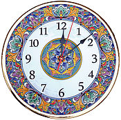 clocks, decorative,ceramic,round