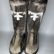 Обувь ручной работы handmade. Livemaster - original item Pimas from the reindeer camus. Handmade.