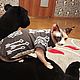 Clothing for cats 't-shirt - master of the Taiga', Pet clothes, Biisk,  Фото №1