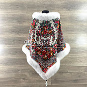 Аксессуары handmade. Livemaster - original item Pavlovsky Posad shawl 