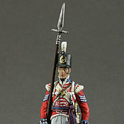 Сувениры и подарки handmade. Livemaster - original item Tin soldier 54 mm. in rospisi.ekcastings. The Napoleonic wars. Handmade.