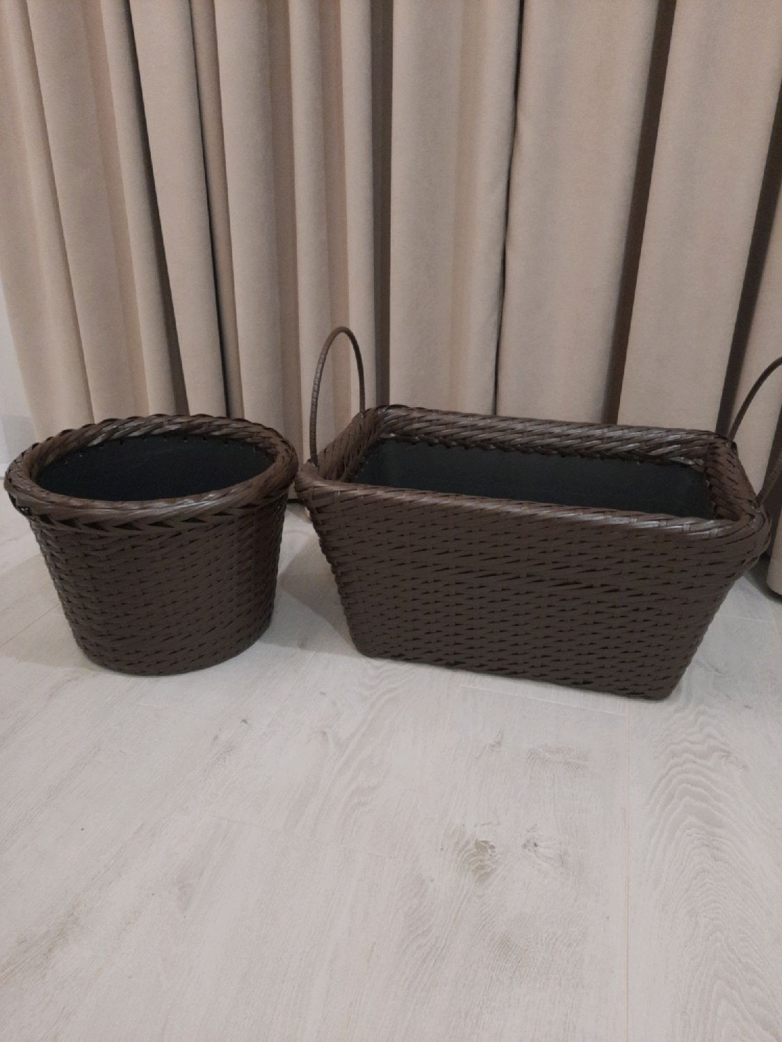 Дровница из ротанга 45 л цает венге в интернет-магазине на Ярмарке ...