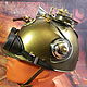 Шлем + гогглы в стиле стимпанк "Moto Helmet Steampunk". Атрибутика субкультур. Neformal-World (Alexander Rusanov). Ярмарка Мастеров.  Фото №6