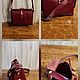 Сумка из кожи. Классическая сумка. Елена leather bag. Ярмарка Мастеров.  Фото №11