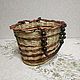 Bag - braided basket with wooden handles. Classic Bag. Elena Shitova - basket weaving. My Livemaster. Фото №4