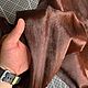 Заказать Мех пони Dolmen - Kebir Chocolate 1.2 mm, Арт 290308. Магазин натуральной кожи CraftZone. Ярмарка Мастеров. . Кожа Фото №3