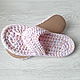 Заказать Тапочки домашние вязаные FLIP-FLOPS. NataShik. Ярмарка Мастеров. . Тапочки Фото №3
