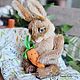Order Teddy Rabbit Cashew bunny collectible author's bunny Easter. NatalyTools (natalytools). Livemaster. . Teddy Toys Фото №3