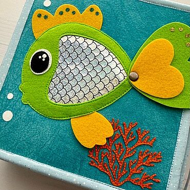 Куклы и игрушки ручной работы. Ярмарка Мастеров - ручная работа Книга из фетра. Handmade.
