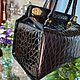 Винтаж:  Сумка из кожи крокодила. Сумки винтажные. Vintage Store. Ярмарка Мастеров.  Фото №6