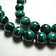 Natural malachite beads, African. Zaire, 8 mm light. Beads1. Elena (luxury-fittings). Online shopping on My Livemaster.  Фото №2