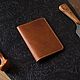 Passport cover leather brown, Passport cover, Rostov-on-Don,  Фото №1