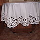White round tablecloth 'White charm'. Tablecloths. magpodarok (magpodarok). Online shopping on My Livemaster.  Фото №2