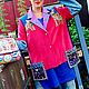 Вельветовый пиджак ручной работы, вышивка аппликации, камни, Пиджаки, Киев,  Фото №1