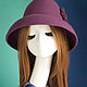 Клош ЛЮБИМЫЕ АСТРЫ ЕЕ ВЕЛИЧЕСТВА. Шляпы. Лидия Бондарева (Right Hats). Ярмарка Мастеров.  Фото №6