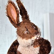 Куклы и игрушки handmade. Livemaster - original item Teddy Miron rabbit rabbit collectible author`s bunny Easter. Handmade.