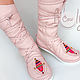 Кожаные бледно-розовые мокасины "PinkLook". Мокасины. HolyCowChic. Интернет-магазин Ярмарка Мастеров.  Фото №2
