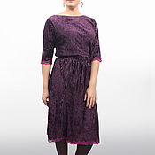 Одежда handmade. Livemaster - original item Costume velvet skirt and blouse purple. Handmade.