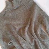 Cardigan (light coat) made of Italian Alpaca yarn