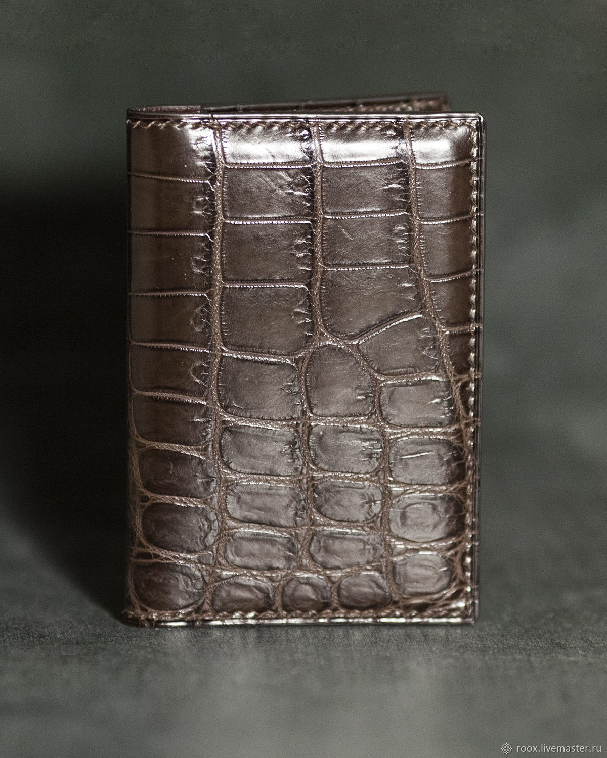 Copy of business card Holder crocodile leather, Business card holders, Moscow,  Фото №1