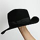 Мужская фетровая шляпа "М. Джексон". Шляпы. Hats by 'Ariadne's thread' Atelier. Интернет-магазин Ярмарка Мастеров.  Фото №2