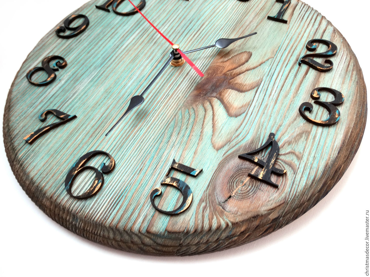 Часы настенные необычные деревянные
