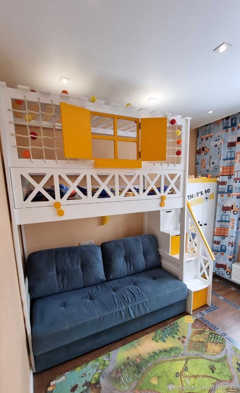 Кровать-чердак с домиком – заказать на Ярмарке Мастеров – QLT0ERU ...