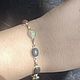 Bracelet with black Opals. Chain bracelet. serebro-i-kamni-1. My Livemaster. Фото №4