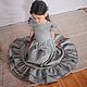 Муслиновое платье детское в пол+бант в подарок/ cotton dress for girls. Платье. Huggeline. Ярмарка Мастеров.  Фото №4