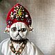 Народная кукла «Кошка в кокошнике». Народная кукла. Кот в пенсне. Ярмарка Мастеров.  Фото №4