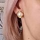 Заказать Винтаж: Клипсы 70- х годов.  Франция. Lorena.bijoux. Ярмарка Мастеров. . Серьги винтажные Фото №3