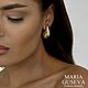 Серьги позолоченные капли medium bottega exclusive collection, Серьги классические, Москва,  Фото №1