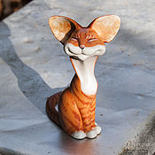 Подарки к праздникам handmade. Livemaster - original item Gift: Happy red CAT, a gift for the anniversary. Handmade.