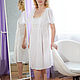 Order Cambric nightgown, model Maria, a gift to her wife. Blouse Blues. Livemaster. . Nightdress Фото №3