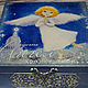 Box 'May the angel bless you...'. Box. Decoupage for the soul. Online shopping on My Livemaster.  Фото №2