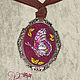 Order Embroidered pendant Aurora. Art Stitch by Juli Milokumova. Livemaster. . Pendants Фото №3