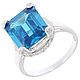 Кольцо топаз (7,3 ct), цирконы, р.18,0 серебро 925 пробы. Кольца. Максимов - ювелир. Интернет-магазин Ярмарка Мастеров.  Фото №2