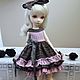 Платье для куклы БЖД Имда 3.0, BJD iMda 3.0 Винтажное платье. Одежда для кукол. Филимонова Евгения (jenavi11). Ярмарка Мастеров.  Фото №4