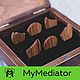Set of mediators made of red Oak wood, Guitar picks, Zhukovsky,  Фото №1