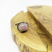 Украшения handmade. Livemaster - original item 16.75 r-r Ring Teresa (rose quartz). Handmade.