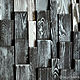 Graphite panels wooden. Loft panels of wood.Dark gray, Pictures, Moscow,  Фото №1