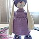 Knit Bunny in dress. Amigurumi dolls and toys. Mimi-detki. Online shopping on My Livemaster.  Фото №2