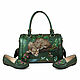 Set of leather bag and moccasins 'Cheetah', Moccasins, St. Petersburg,  Фото №1