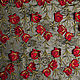 Вышивка на сетке Красные цветы черный Италия
Артикул: B008020004