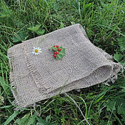 полотенце льняное (лен 100%) цветы