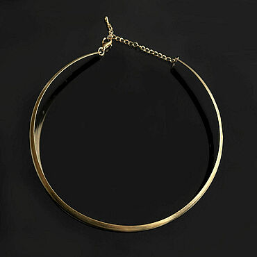Материалы для творчества ручной работы. Ярмарка Мастеров - ручная работа Чокер литой, позолота, Корея. Handmade.
